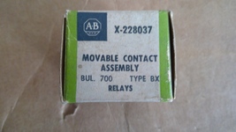 Allen Bradley X-228037 Moveable Contact Assembly BUL. 700 Type BX Relays... - $3.59