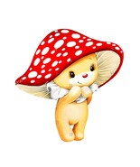 Lovely Mushroom Bear Rabbit Metal Cutting Dies Stencil Scrapbook Card Craft - $13.98