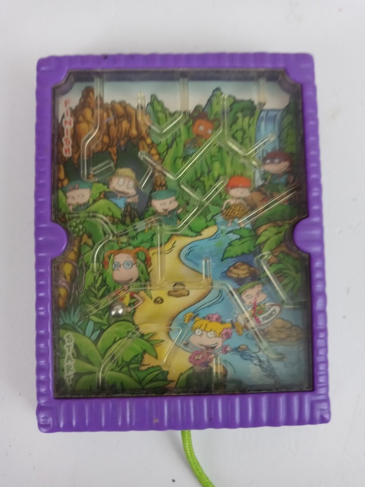 2003 Burger King Kids Meal Toy Rugrats Movie Dog Spike Game Item image 4