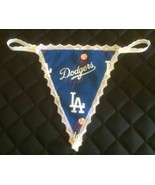 Womens LOS ANGELES DODGERS MLB Baseball Gstring Thong Lingerie Panties U... - £14.87 GBP