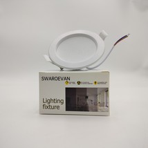SWAROEVAN Lighting Fixture Ultra-Thin LED Downlight, Dimmable, High Brig... - $15.07 CAD