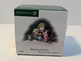 Department 56 North Pole Series Accessory Motorcycle Test Drive 799956 - $413.81 MXN