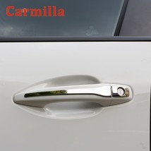 Stainless Steel Car Door Handle Protection Cover Sticker for  208 2008 3008 207  - £35.27 GBP