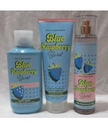 Bath &amp; Body Works Wash Cream Fragrance Mist Set Lot of 3 BLUE RASPBERRY ... - $992.46 MXN