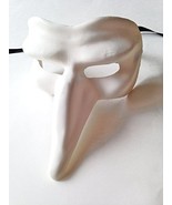 BLANK MASK TO DECORATE CAPITANO BLANK VENETIAN MASKS NOSE HALLOWEEN MASK  - $24.95