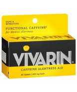 Caffeine Alertness Aid 200 mg/each  40 Tablets by VIVARIN - $48.06 CAD