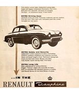 1957 Renault Dauphine London Import Advertisement Autocar Automobilia DWPP2 - $42.03 CAD
