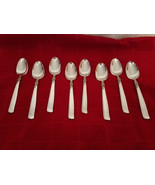 PRESTIGE GAY ADVENTURE TEASPOONS VINTAGE 1955 SILVERPLATE OVAL  8PCS. - $46.24 CAD