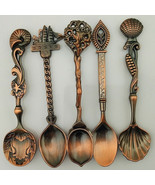 5PCS High Quality Retro Vintage Creative Coffee Spoons Stainless Steel S... - $184.34 MXN