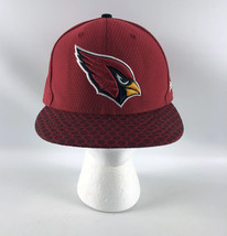Arizona Cardinals New Era 59Fifty Fitted Baseball Hat Red Honeycomb - Size 7 5/8 - £23.45 GBP