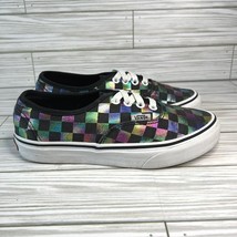 Vans Womens 5.5 Checkered Multi-Colored Shimmer Metallic Sneakers Shoes ... - £19.54 GBP