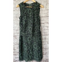 Calvin Klein Green Lace Popover Sheath Holiday Cocktail Formal Party Dre... - $487.98 MXN
