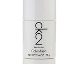 CK 2 by Calvin Klein Deodorant Stick (Unisex) 2.6 oz for Men - $41.98