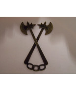Antique The Odd Fellows Warden Subordinate Lodge Brass Jewel Ax and Thre... - €77,33 EUR