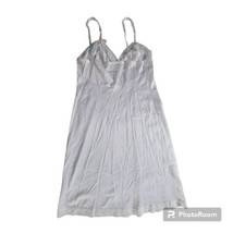 NWT Vanity Fair Women 34 White Lace Trim Nylon Sweetheart Slip Under Dress Skirt - £11.83 GBP