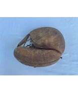 Vintage Denkert Baseball Catcher Glove Mitt M228 Pro Maker Hinge Pad - $80.18