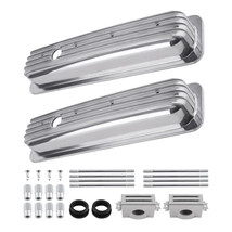 Aluminum Valve Covers for Small Block For SBC Small Block Chevy engines 283 327 - $104.71