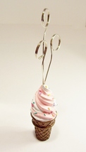 Ice Cream Photo Picture Place Card Note Recipe Holder  - €6,07 EUR