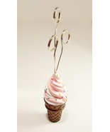Ice Cream Photo Picture Place Card Note Recipe Holder  - $9.85 CAD