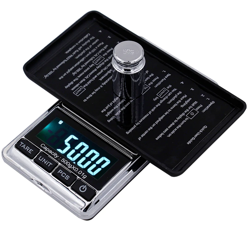 New arrival digital LCD Electronic weighing balance 500g 0.01g g jewerly  scale  - £171.45 GBP