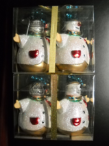 Katherine&#39;s Inc Collection at Silver Lake Christmas Ornament Snowmen Sea... - £11.95 GBP