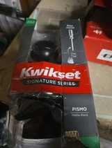 Pismo Matte Black Hall/Closet Square Door Knob - $18.02 CAD