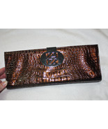 Anne Klein Brown Leather Clutch - $69.99