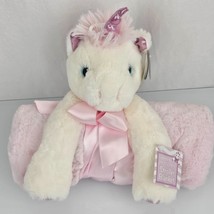 Bearington Baby Cuddle Me Dreamer, Pink Unicorn Large Size Security Blanket, 28. - £25.65 GBP