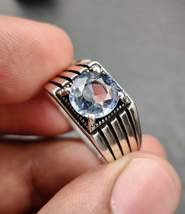 natural sapphire ring, jewelry ring, handmade jewelry ring, 925 silver ring. - $555.00