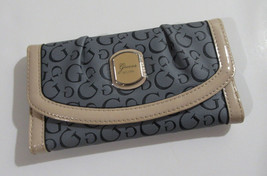 Guess Womens Cologne SLG Trifold Wallet Indigo - $28.99