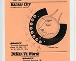 Braniff Gate Charts Kansas City and Dallas / Fort Worth Late 1980&#39;s - £17.46 GBP
