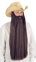 Fun World - Beard And Mustache - Adult Costume Accessory - One Size - Brown - £16.76 GBP