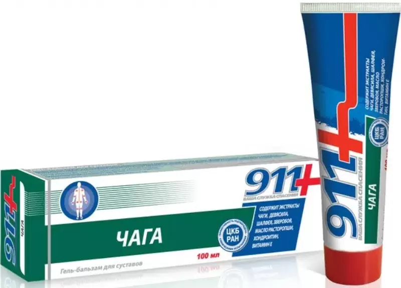 911 CHAGA GEL-BALM 100ml FOR JOINTS - $25.00