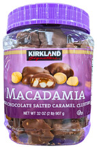 Kirkland Signature Macadamia Caramel Clusters 32 Ounce Jar EXP 03/2026 - $27.40
