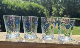 4 Sigrid Olsen Acrylic Water Glasses Tumblers Sea Life Crabs Turtles She... - £30.05 GBP