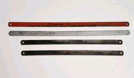 Vintage Hacksaw Blades Disston Milford Lot of 4 Workshop Hand Tools - $14.96