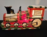 Ceramic Christmas Train Light 9in Vintage Holiday Home Decoration! - $14.50