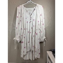 Free People Winter Sun Printed Tunic Mini Dress Women Oversized Boho Siz... - $557.80 MXN