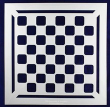Chess/Checkerboard Stencil w/Border 14 Mil -15" X 15" - Painting /Crafts/ Templa - $26.16