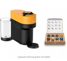 Nespresso Vertuo Pop+ Coffee and Espresso Machine by De&#39;Longhi, Mango Ye... - $108.89