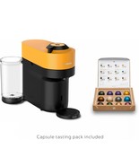 Nespresso Vertuo Pop+ Coffee and Espresso Machine by De&#39;Longhi, Mango Ye... - $108.89