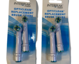 Interplak by Conair OptiClean Replacement Brush Heads 4 Count New Sealed... - £19.60 GBP