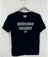 Under Armour Boys T Shirt Size L (14) Black Short Sleeve Endless Talent Tee - $376.33 MXN