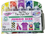 Tulip One Step Tie Dye Kit Rainbow Jumbo Size 30 Projects 54pc Kid Party... - $23.99