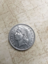 1950 France 5 Francs coin - circulated - £16.02 GBP