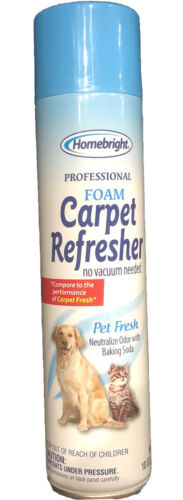 Foam Professional Carpet Refresher,Pet Fresh &amp; Friendly,NO VACUUM NEEDED... - $8.79
