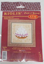 RIOLIS Cream Pie Dessert Embroidery Cross Stitch Kit #1256 NEW Dolce Vit... - $6.99
