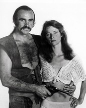 Zardoz 1974 Sean Connery macho pose holding gun Charlotte Rampling 8x10 photo - $10.99