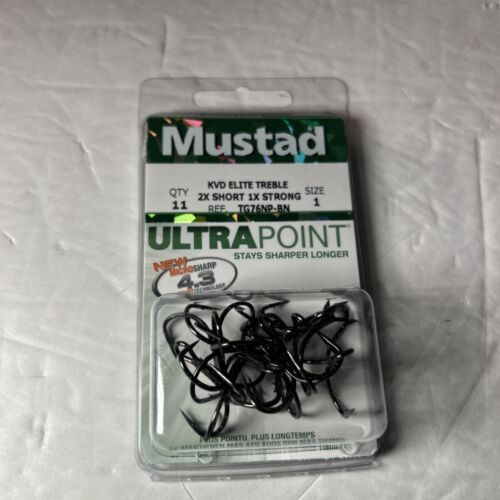 Mustad KVD Elite Tripple Grip Treble size 1 WDR098671 - $6.99