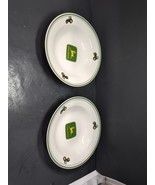 John Deere Tractor 9&quot; Soup Salad Bowls, Gibson Bowls, Set Of 2 Bowls, Fa... - $16.29 CAD